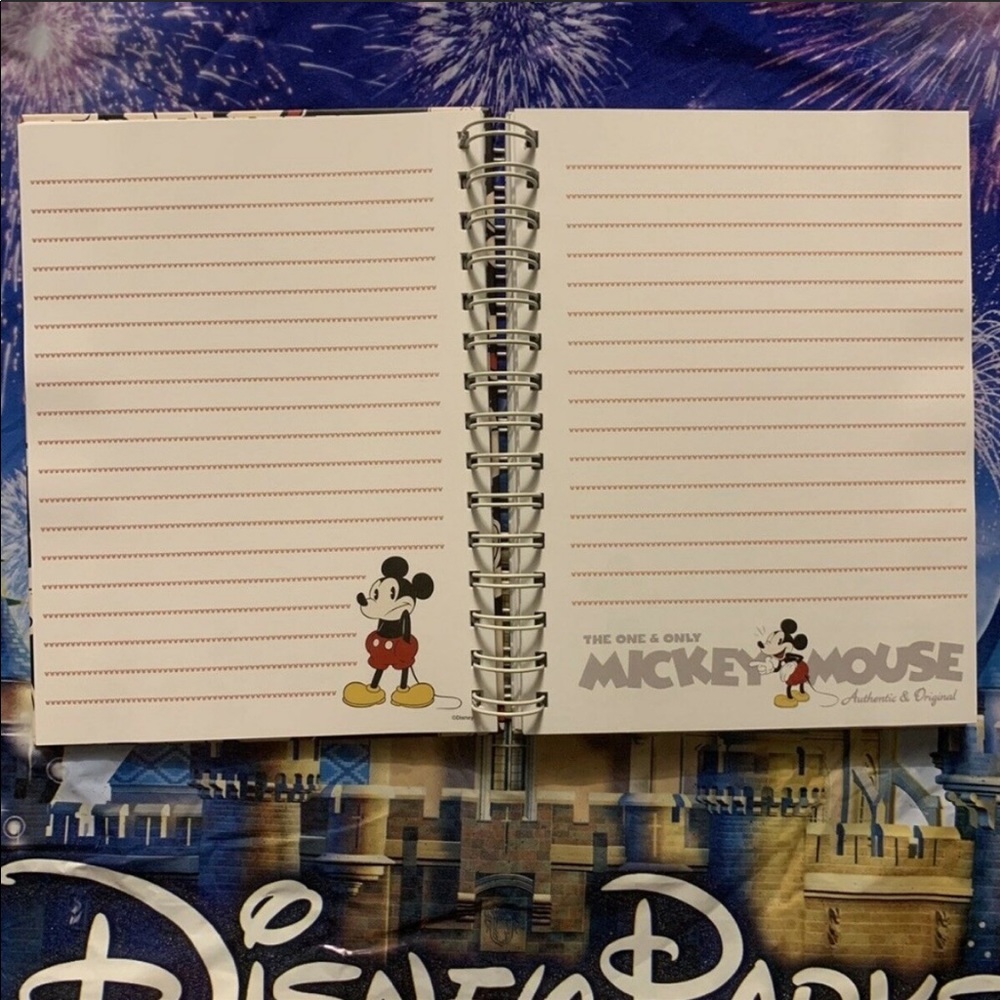 New Disney Mickey Mouse Spiral Notebook Journal - Picture 4 of 4